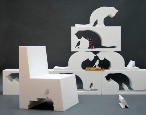 "FILL IN THE CAT" furniture by the NEL